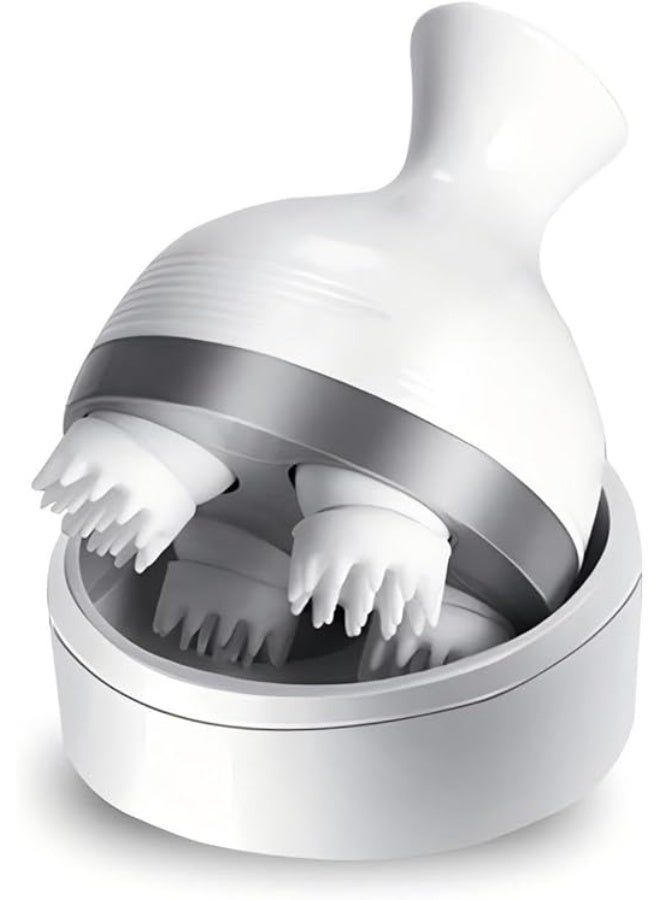 Electric Cordless Scalp Massager - Handheld & Portable Head Massager for Stress Relax - Promotes Hair Growth & Deep Clean - Image 1