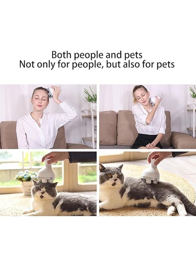 Electric Cordless Scalp Massager - Handheld & Portable Head Massager for Stress Relax - Promotes Hair Growth & Deep Clean - Image 2