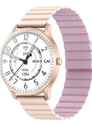 Kieslect LORA Lady's Calling Smart Watch Gold with Khaki/Purple Strap - pzsku/Z86AD734DBC907045A097Z/45/1744111384/9c41f71b-676e-4b29-9864-deb7782c51a0
