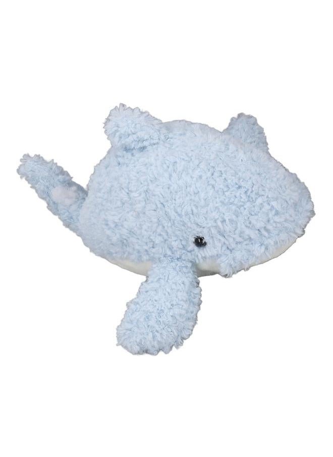 NIBEMINENT Dolphin Plush Hugging Pillow Hand Stitched Soft Comfortable Cute Stuffed Animal Toy for Home Bed Light Blue  - Image 2