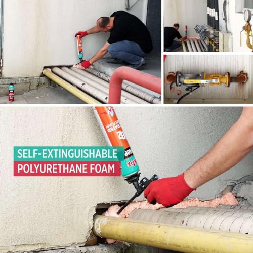 Akfix 892 Black Spray Foam Sealant (1x12 Oz.) - UV Resistant Spray Foam Insulation, Waterproof, Polyurethane Expanding Foam, Ideal for RV, Pond, Waterfall and Landscape Applications | 12 Oz. 1 Pack - Image 4