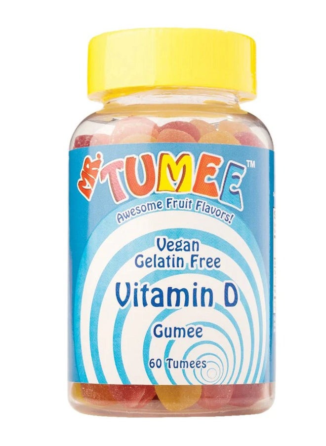 MR.TUMEE - Vitamin D Gumee 60 Tumees In Awesome Fruit Flavors, Vegan And Gelatin Free - Image 1