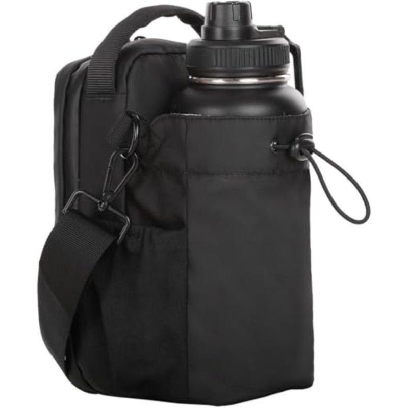 Magnetic Gym Water Bottle Holder Bag with Phone Pockets Accessories Organizer Adjustable Strap For Men and Women Fitness Accessories for Gym, Home, Travel 3 PCS Set - Image 1