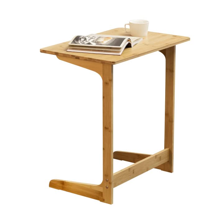 Forevich Forevich Tv Tray Table End Couch Table Snack Desk Sofa Side Table Office Furniture L Shape Natural 