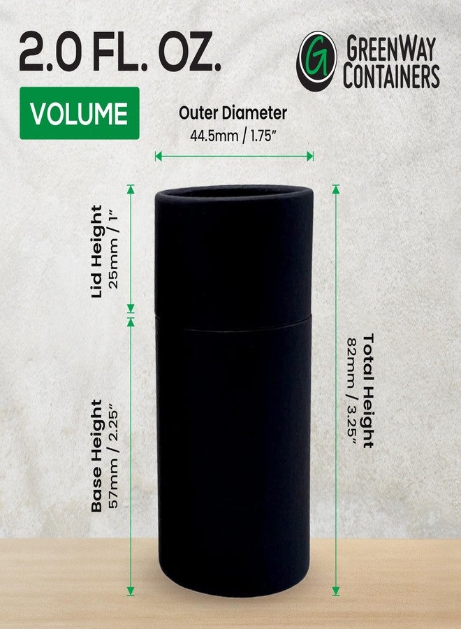 GREENWAY CONTAINERS GreenWay 2oz / 60g Small Kraft Paper Shaker Tubes with Sifters & Lids - 6 Pack Biodegradable Containers for Powdered Cosmetics - Fully Compostable Spice Sifting Tubes with Small Holes - Brown - Image 3