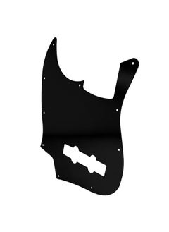 Thoraya Electric Guitar Pickguard Front Pick Guard Jazz Bass Scratch Plate Aluminum Alloy Black  - Image 4