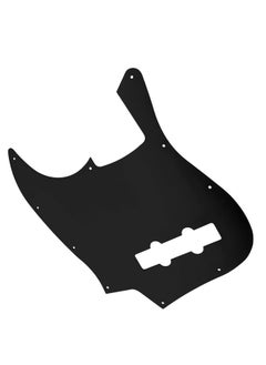 Thoraya Electric Guitar Pickguard Front Pick Guard Jazz Bass Scratch Plate Aluminum Alloy Black  - Image 2