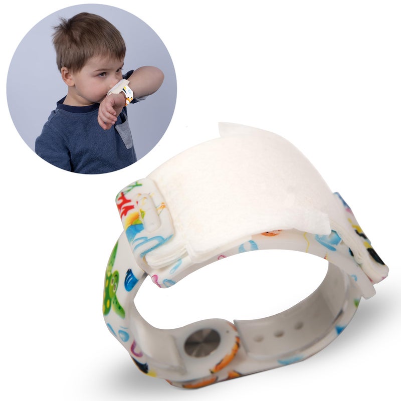 Wipeband Nose Wipes | Kids Wearable Bracelet with Built-in Nose Tissues | Soft 6-Layer Laminated Tissues | Convenient & Hygienic for Clean Hands & Clothes - Image 2
