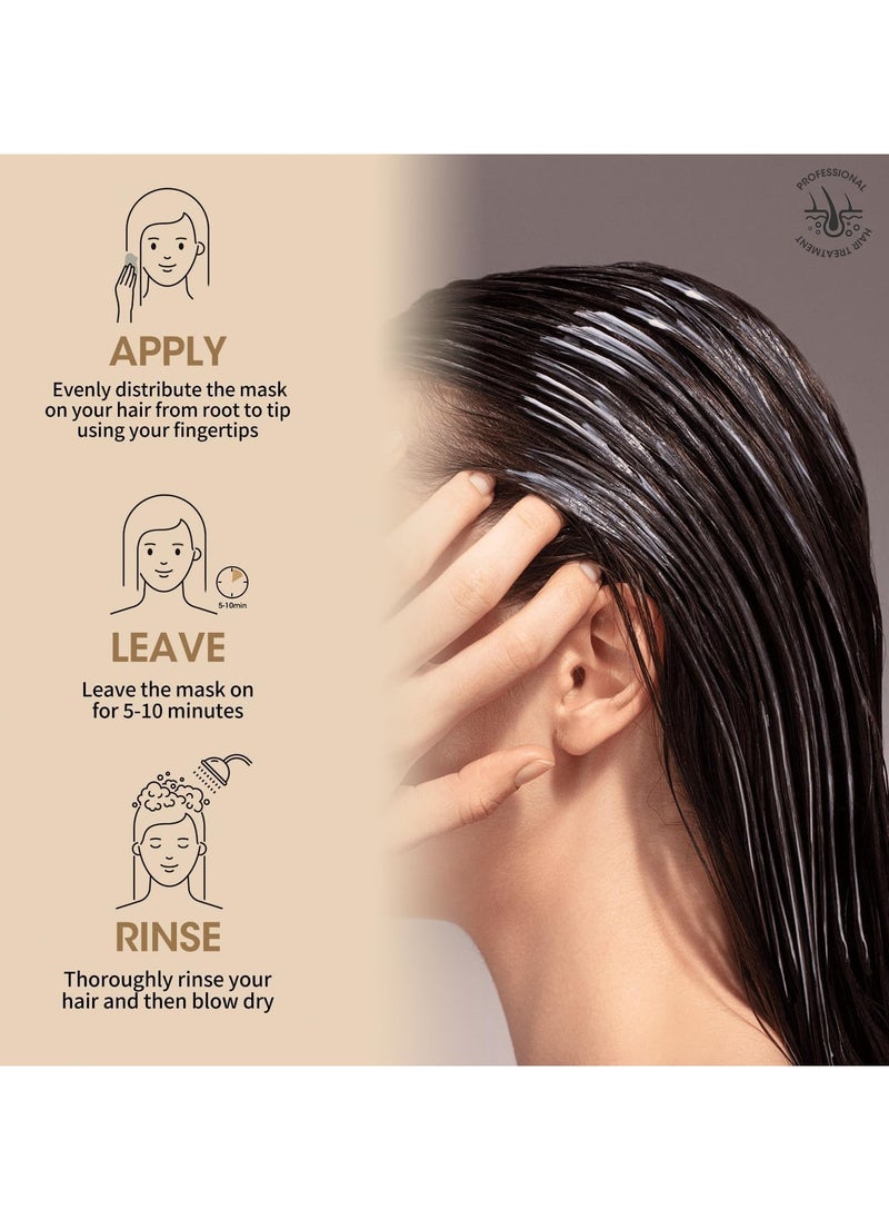 CNMOFAXIN - #1 Rated Keratin Hair Mask 500g for Dry & Damaged Hair – Deep Conditioner with Argan Oil & Wheat Protein – Anti-Frizz, Moisturizing Repair for Color-Treated Hair - Image 1