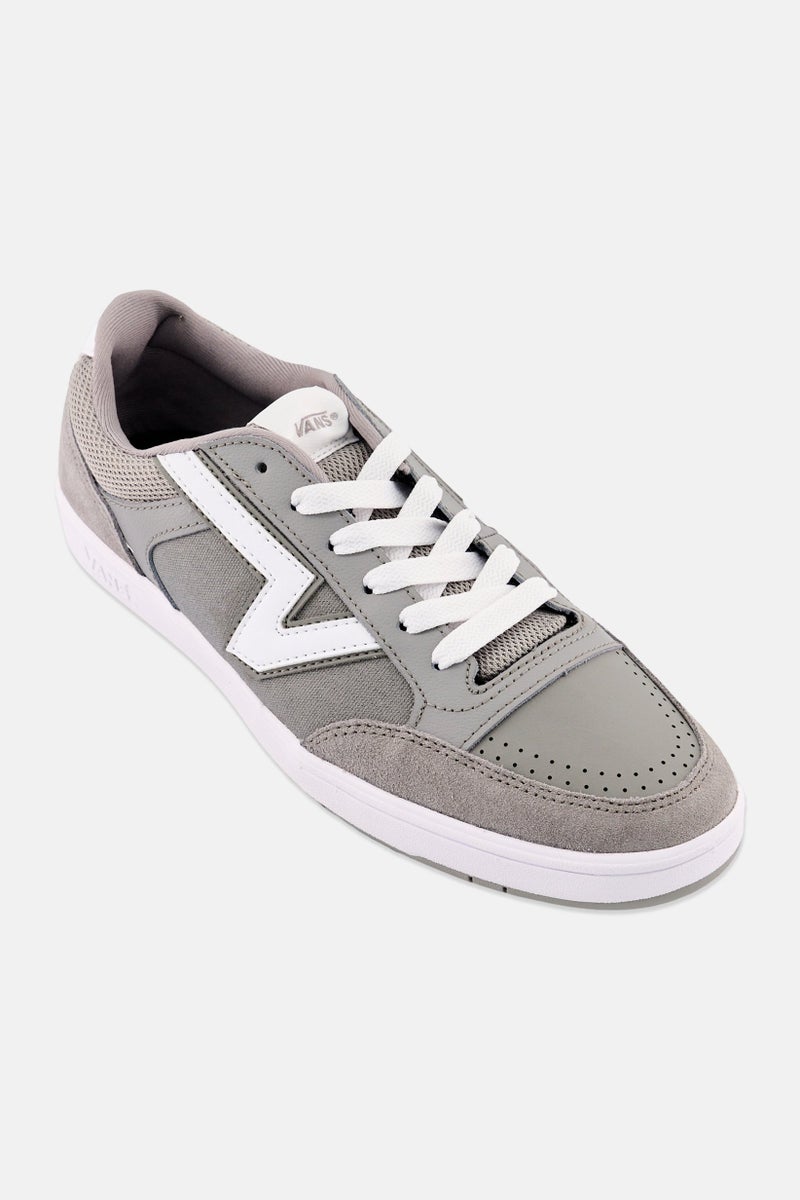 VANS Men Lowland Lace Up Skateboarding Shoes, Grey - Image 1
