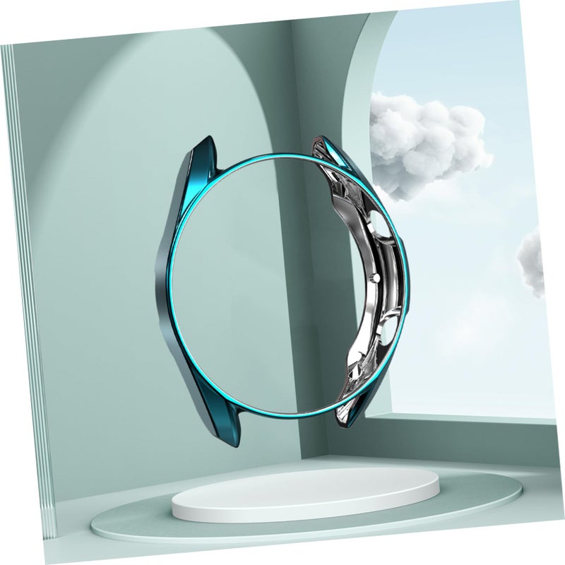 Soft Shell Protective Cover Case 45mm Blue Compatible Smartwatch Scratch Resistant Accessory - Image 3