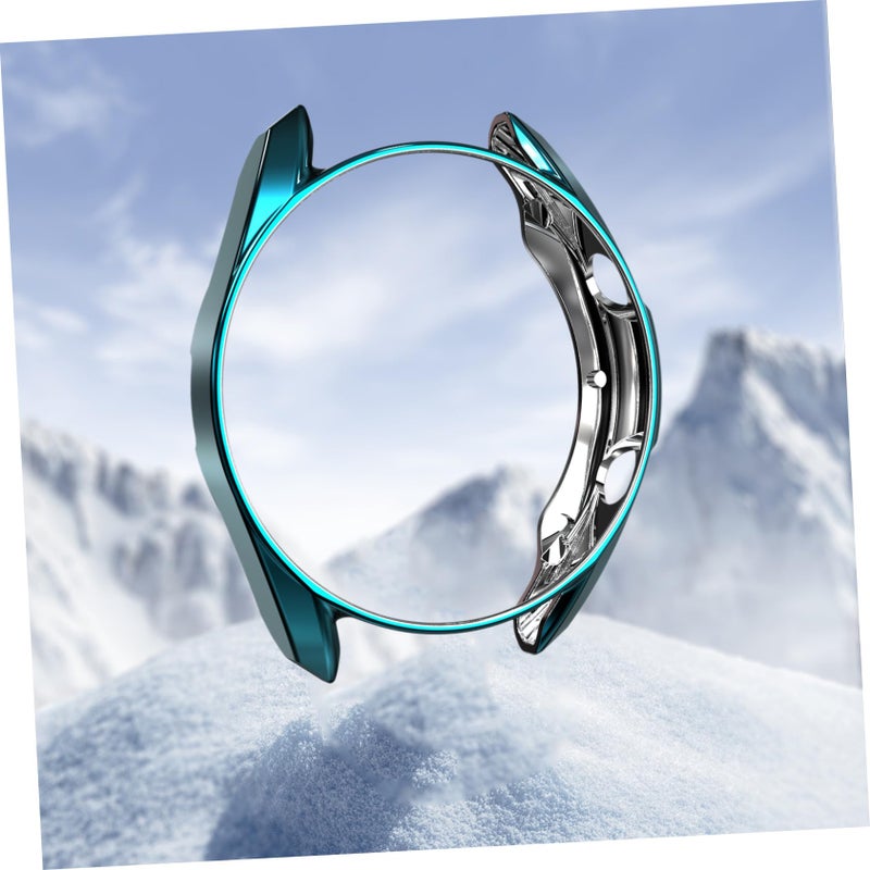Soft Shell Protective Cover Case 45mm Blue Compatible Smartwatch Scratch Resistant Accessory - Image 4