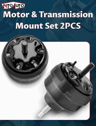 Ntoauto Front L & R Motor Mount 2PCS Set for 2002-2009 Chevy Trailblazer/ GMC Envoy 4.2L 3021 - Image 2