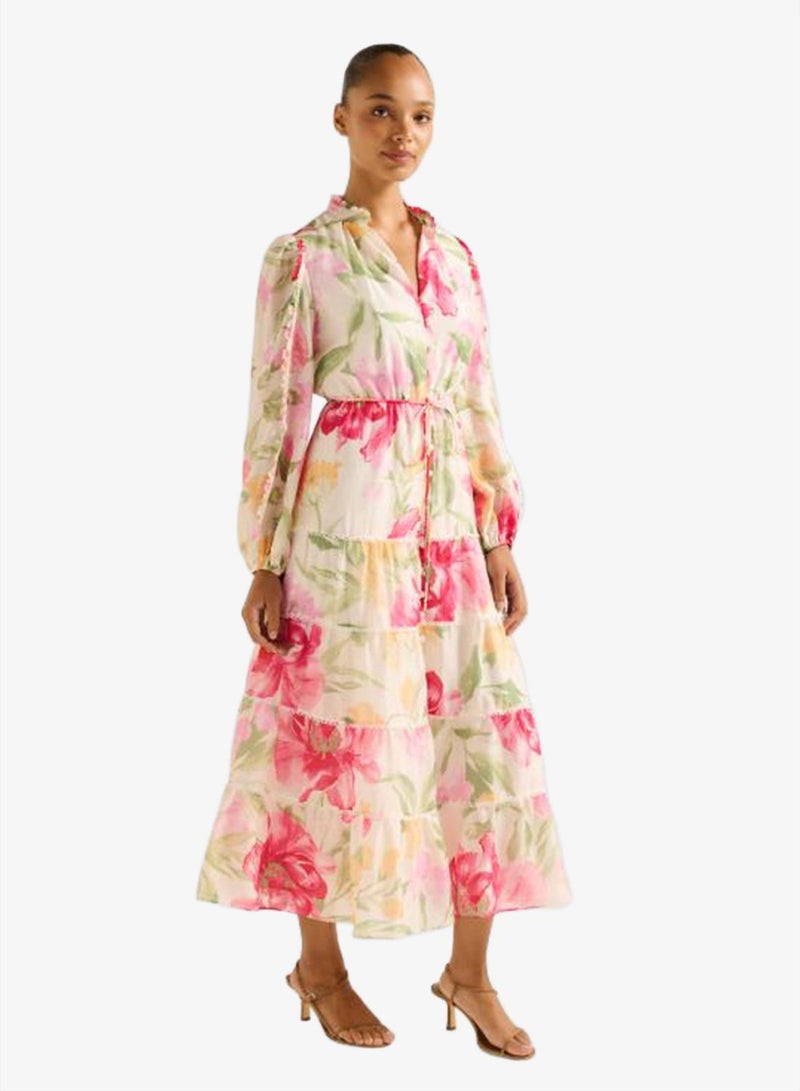 forever new Jessie Floral Button Down Midi Dress - Image 1