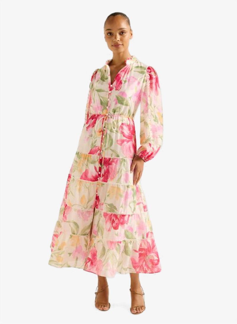forever new Jessie Floral Button Down Midi Dress - Image 4
