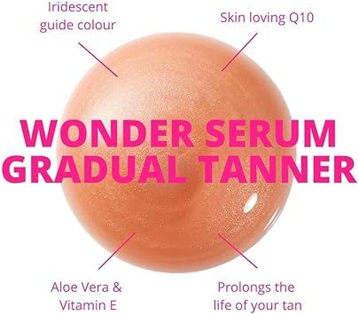 Skinny Tan Skinny Tan Tan Tone Wonder Serum Gradual Streak Free Gradual Fake Tan Buildable Fake Tan with Youth Boosting Q10 Vitamin E Vegan Cruelty Free Skincare 200ml - Image 2