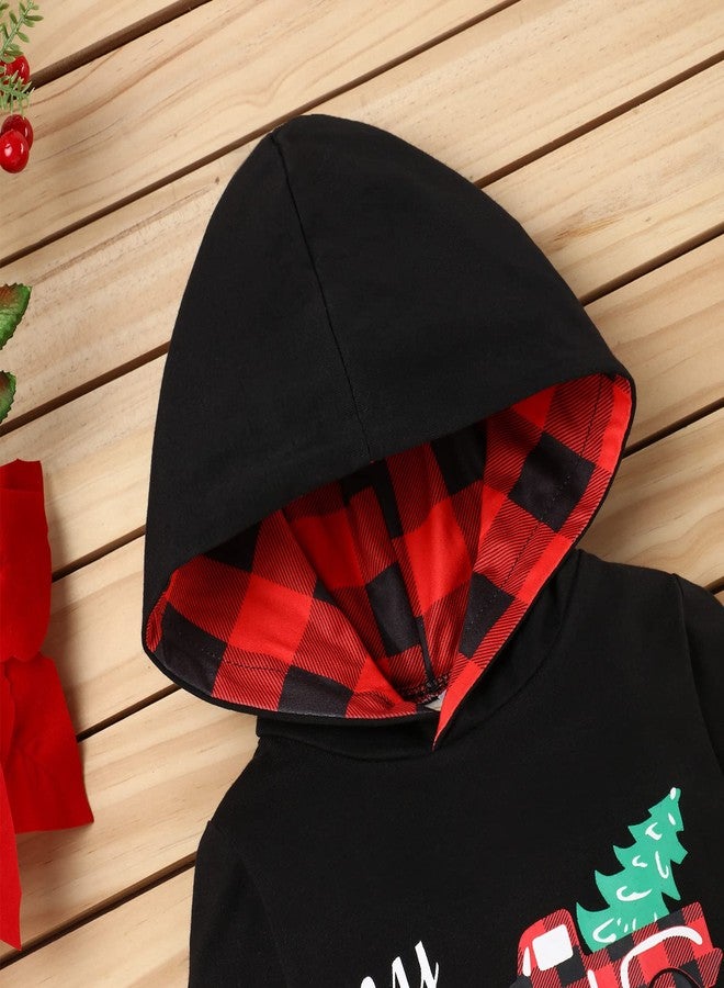 bilison My 1st Christmas Infant Baby Boy Outfits Set Newborn Boy Hoodies Sweatshirt Red Plaid Romper+Pant clothing Set - Image 3
