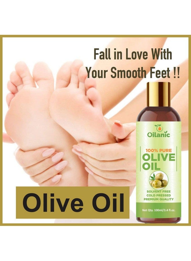 Oilanic زيت زيتون أولانيك 100% نقي وطبيعي - مجموعة من 3 زجاجات سعة 100 مل (300 مل) - Image 3