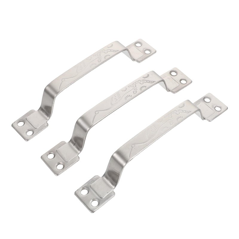 3Pcs Stainless Steel Cabinet Handles Silver Finish Kitchen Door Pulls Hardware Accessories - Image 2