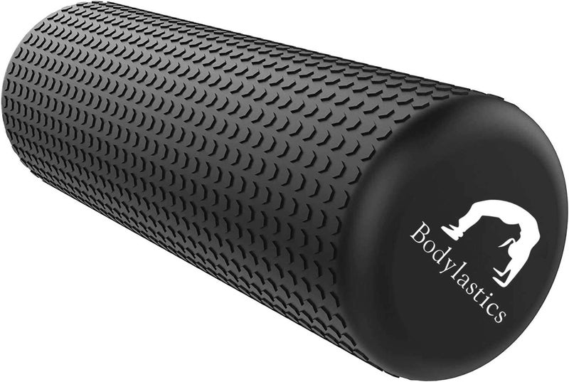 Bodylastics Foam Roller (60 x 15 cms) for Deep Tissue Massage, Relief from Sore Muscles Pain, Pre & Post Exercise Fitness Workout Sessions - Image 1