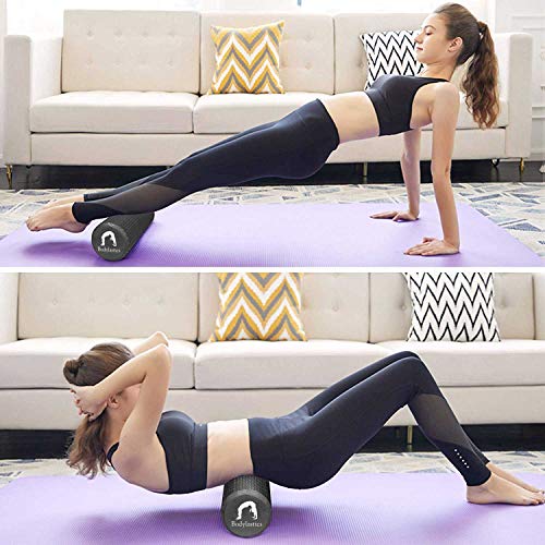 Bodylastics Foam Roller (60 x 15 cms) for Deep Tissue Massage, Relief from Sore Muscles Pain, Pre & Post Exercise Fitness Workout Sessions - Image 3