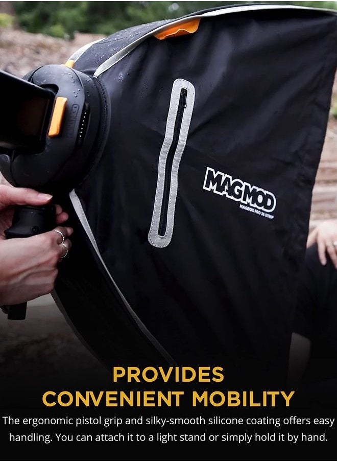 MAGMOD - MagShoe v2 | Universal Cold Shoe Flash Mount for Off Camera Flash | LED Light Panels, Umbrella Modifiers, MagBox PRO 42" Octa Softbox, and MagBox PRO 36" Strip - Image 1