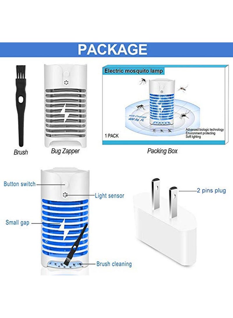 Bluejw Mosquito Killer Electronic Fly Zapper with UV Light Powerful Indoor Electric Mosquito Bug Zapper Insect Trap Lamp Mini Pest Repellent for Mosquito/Flies (4Pack) - Image 3