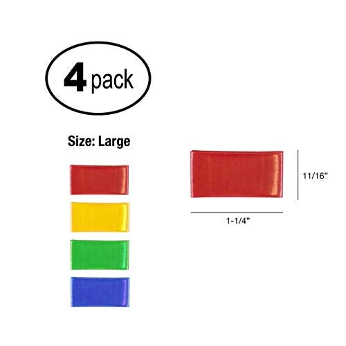 Lucky Line Colorful Key Bands - Key Identifiers Large 4 Pack (17204) - Image 3