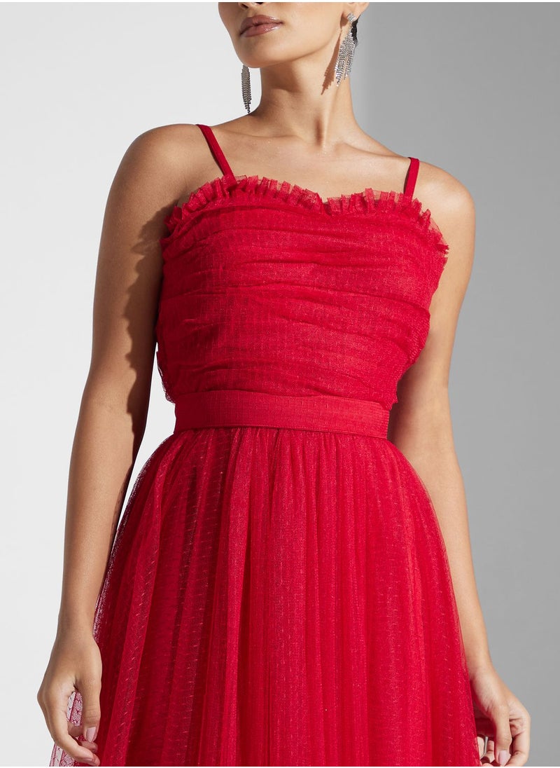 Golden Apple - Net Embellished  Dress - Image 1