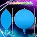 Vertintong 12 Pcs 22 Inches Round Glow in The Dark Neon Balloons Glow Party Supplies Neon Foil Balloons 90 80s Hip Hop for Christmas Happy New Year Birthday Wedding Anniversary Backdrop Decor - Image 4