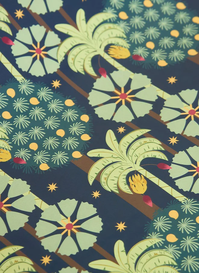 Chumbak  Saanjh Wrapping Sheet - Navy Blue  | Best Price UAE