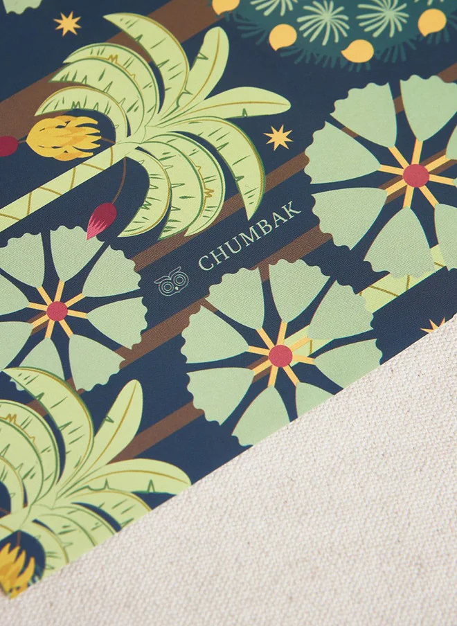 Chumbak  Saanjh Wrapping Sheet - Navy Blue  | Best Price UAE