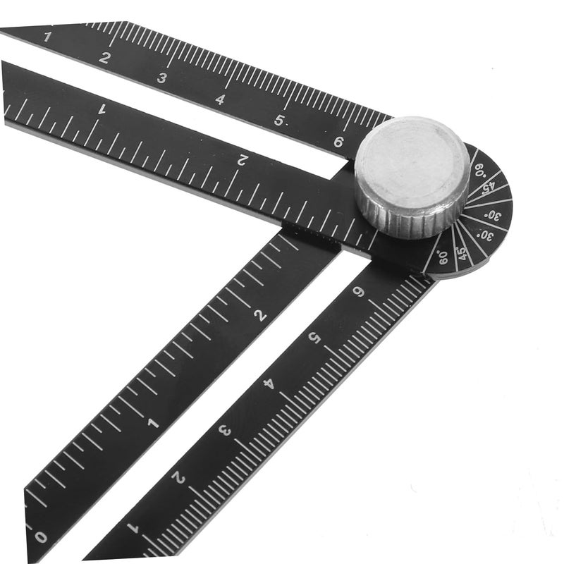 Six Fold Punch Locating Ruler for Tile Woodworking Precision Measurement Tool - Image 4