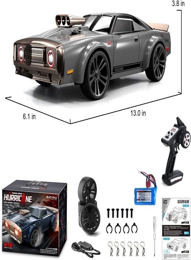 Daji Rc Drift Cars for Adults, 1:16 Remote Control Car, 35Km/h High Speed Fast RC Car for Adults, 2.4GHz with 7 Modes LED Lights Racing RC Drifting Car - Image 2