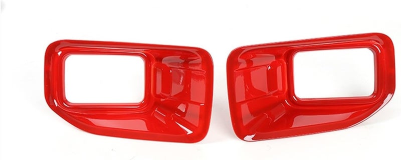 DEMULAX Red Fog Light Cover Trim for Ford F-150 - Image 1