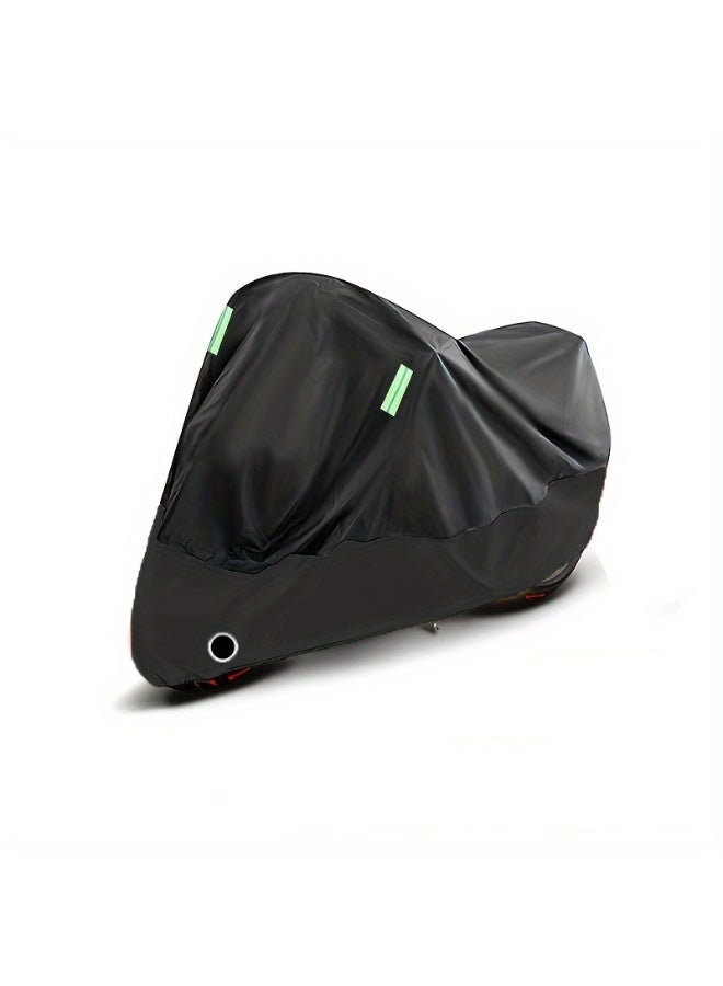 Generic Bike Cover, Outdoor Waterproof Bicycle Covers Oxford Fabric Rain Sun UV Dust Wind Proof Motorcycle Covers with reflective stripe and Lock Hole for Mountain Road Electric Bike Tricycle  - Image 1
