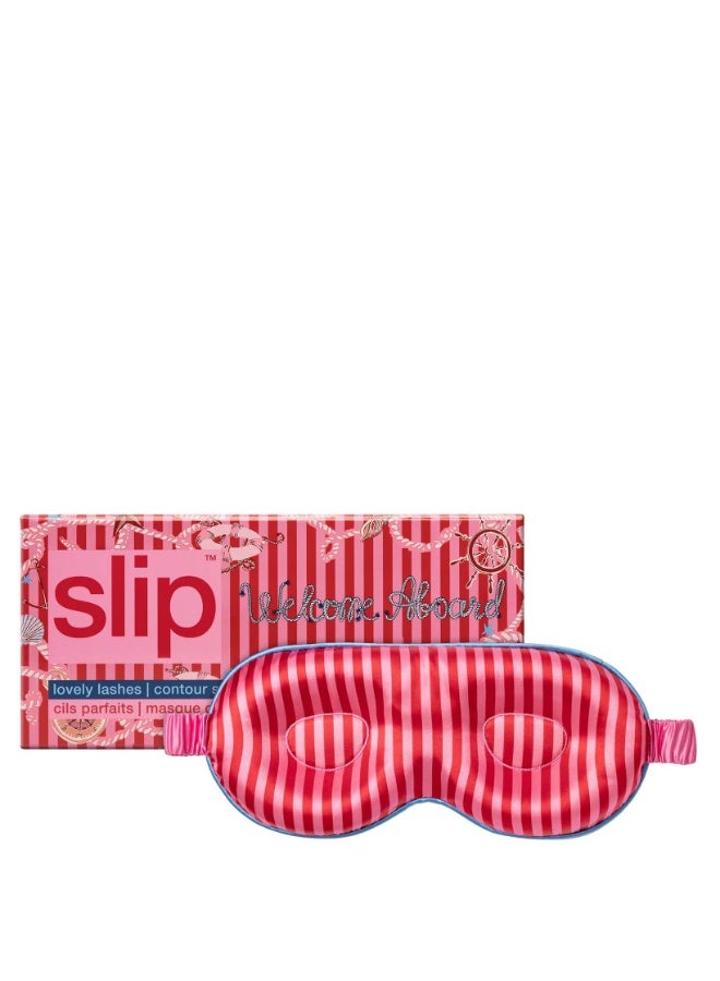 Slip Pure Silk Contour Sleep Mask - Welcome Aboard - Image 1