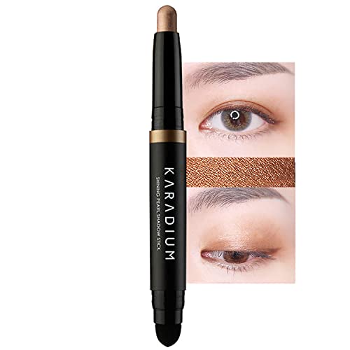 KARADIUM KARAD Shining Pearl Smudging Eye Shadow Stick 1.4g (#12 Bronze Star) - Waterproof, Long Lasting, Daily Eye Makeup, Creamy Texture, Easy to Apply, Hypoallergenic - Image 4