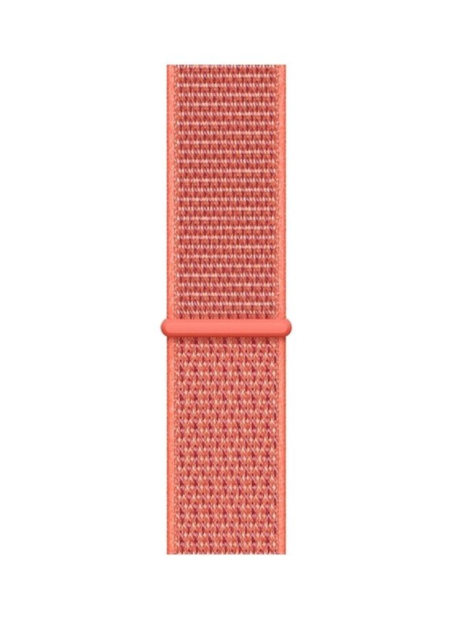 HuHa Replacement Strap Watchband For Apple Watch Series 7 45mm / 6 / SE / 5 / 4 44mm / 3 / 2 / 1 42mm Orange - Image 2