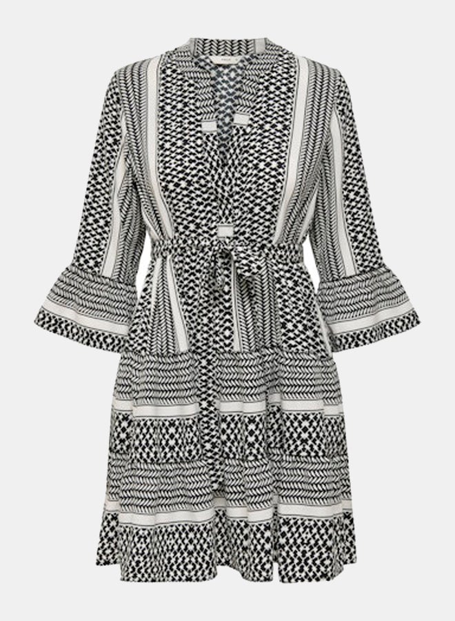 ONLY ONLY Womens Athena Life 3/4 Short Dress Woven  - Image 3