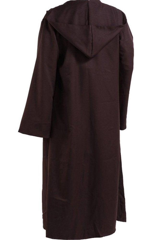 Cosplaysky Men's Cosplay Cloak Robe Costume Halloween Tunic Hooded Uniform - Image 3
