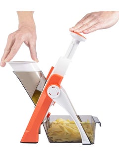 SHOWAY 5 in 1multifunctional Vegetable Cuttermandoline Vegetable Sliceradjustable Thickness Potato Onion Choppersafe Upright Dicer Fruitslicer Food Kitchen Tools  - Image 1