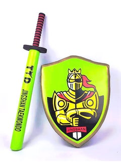 Freegallops Green Children's toys sword knight shield home team building battle parent-child game fitness  - Image 1