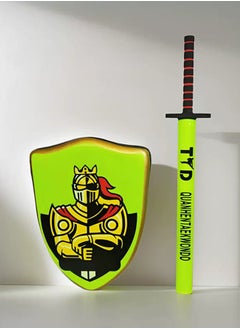 Freegallops Green Children's toys sword knight shield home team building battle parent-child game fitness  - Image 3