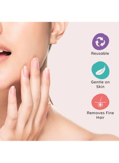 Furr Furr Face Razor for Women, removes hair from chin, upper lip, eyebrows and sideburns, Advanced Nano coated, reusable for all skin types, Made in Japan – 2 Razors  - Image 2