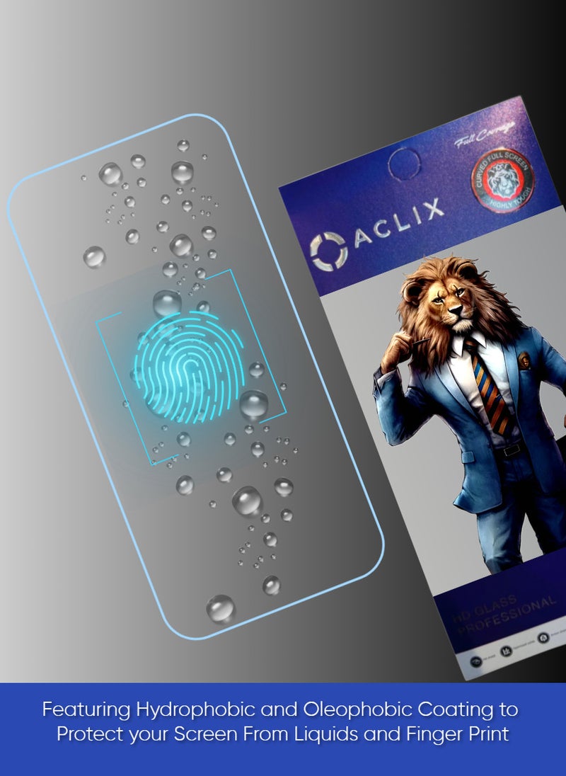 ACLIX 3 Pieces Antistatic ESD Dustproof Premium Quality High Definition Clear Tempered Glass Screen Protector Designed For Xiaomi Redmi Note 13  Pro - Image 3