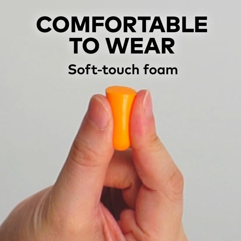 3M Ear Plug for Sleep, Study & Work | NRR 29dB Noise Reduction | Comfortable Foam Earplugs | 10 Pairs in 2 Pack - Image 4