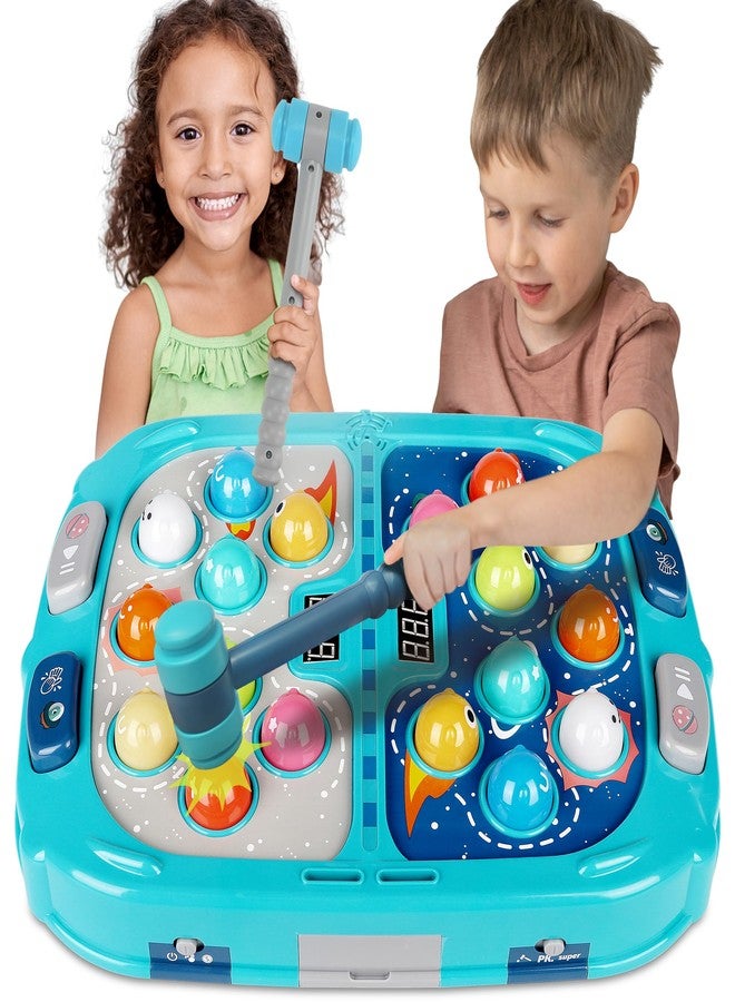 Pafolo Toys for 3 4 5 6 Year Old Boys, Todder Toys, Gift for 3+ Year Old Boy, Whack Game Mole, Birthday Gift for Todders, Grandkids, 11x15in 2-Player Whack Toy with 5 Modes, 9 Speeds, 54 Levels, Light&Sounds - Image 1