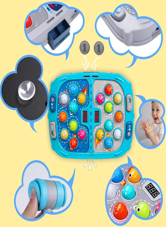 Pafolo Toys for 3 4 5 6 Year Old Boys, Todder Toys, Gift for 3+ Year Old Boy, Whack Game Mole, Birthday Gift for Todders, Grandkids, 11x15in 2-Player Whack Toy with 5 Modes, 9 Speeds, 54 Levels, Light&Sounds - Image 3