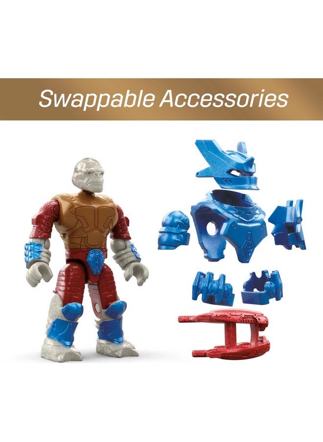 Mega Brands Mega Halo ODST Wombat Overwatch Vehicle Building Toy with 2 Micro Action Figures (129 pcs) (HMV51)  - Image 3